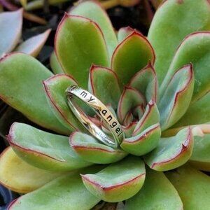 Sterling Silver Engraved "My Mother is my Angel"